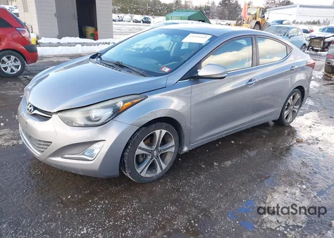 2014 Hyundai Elantra Sport из США, поврежденный, VIN KMHDH4AH3EU063319
